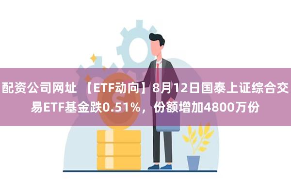 配资公司网址 【ETF动向】8月12日国泰上证综合交易ETF基金跌0.51%，份额增加4800万份