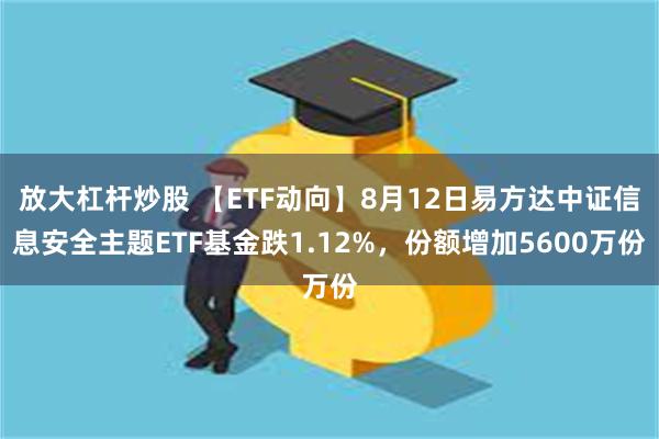 放大杠杆炒股 【ETF动向】8月12日易方达中证信息安全主题ETF基金跌1.12%，份额增加5600万份