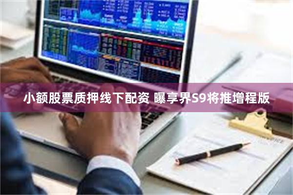 小额股票质押线下配资 曝享界S9将推增程版